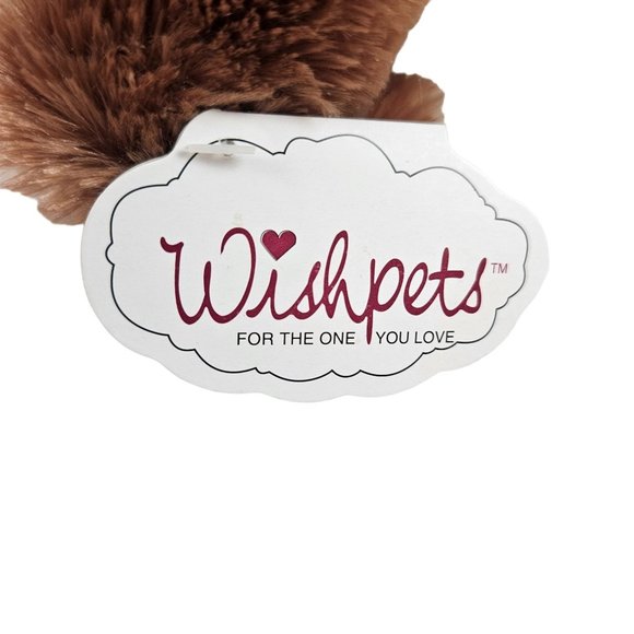 Wishpets Puppy Dog Stuffed Animal Pet Toy Brown White Rolphe 2007 - Picture 7 of 10